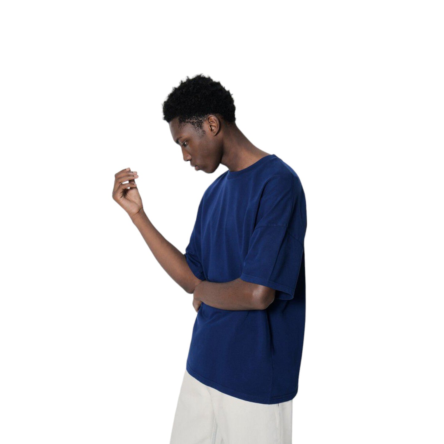 T-Shirt Uomo American Vintage Man Tee Shirt Fizavalley - Blue - T-Shirt di American Vintage | Francis Concept