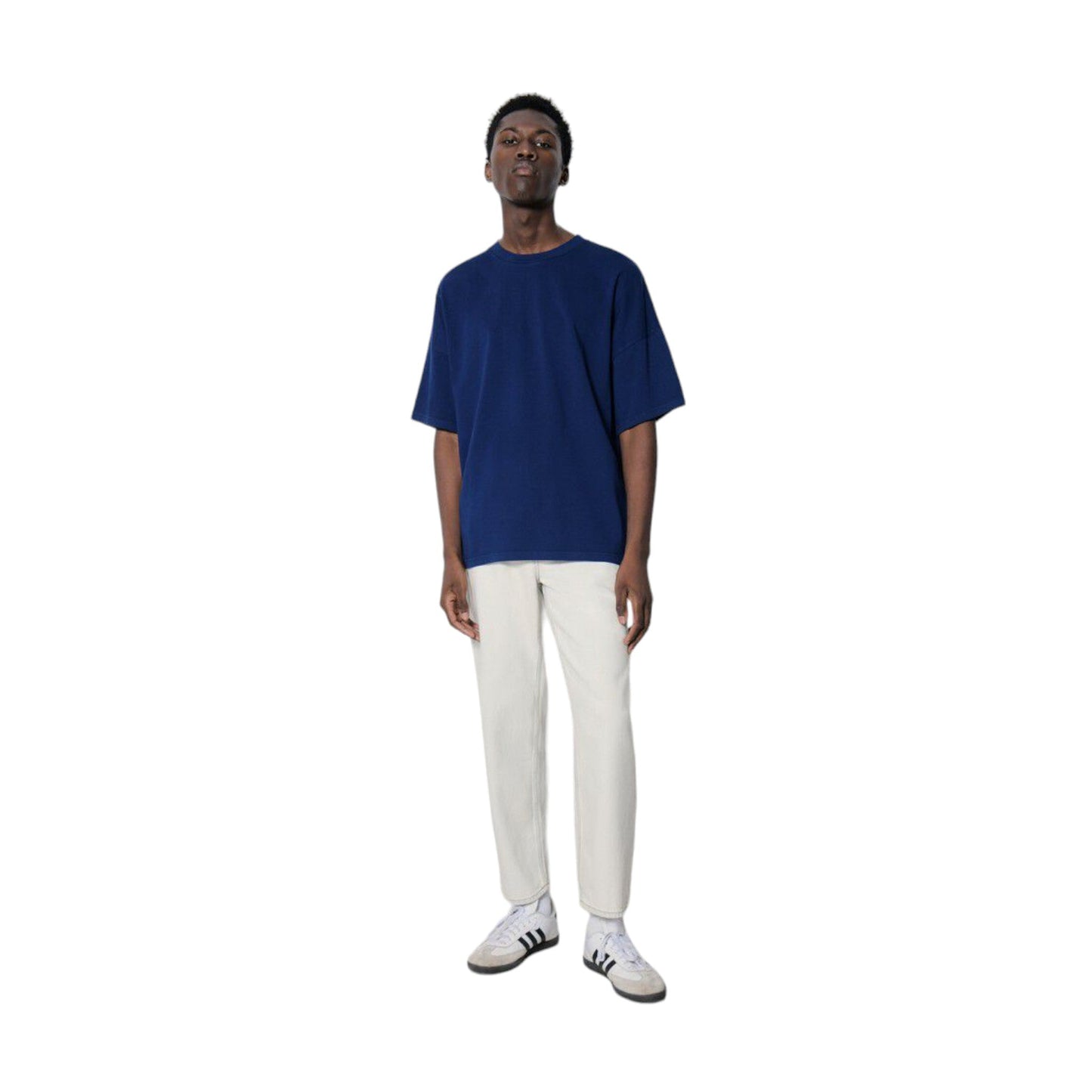 T-Shirt Uomo American Vintage Man Tee Shirt Fizavalley - Blue - T-Shirt di American Vintage | Francis Concept