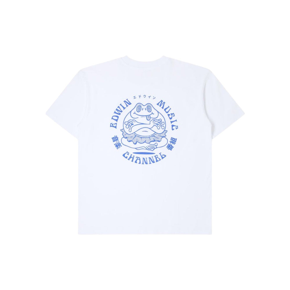 T-Shirt Uomo Edwin Music Channel - Bianco - T-Shirt di Edwin | Francis Concept