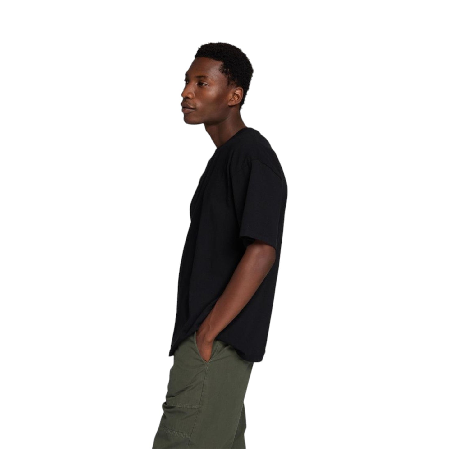 T-shirt Uomo Edwin Oversize Basic T-Shirt - Nero - T-Shirt di Edwin | Francis Concept