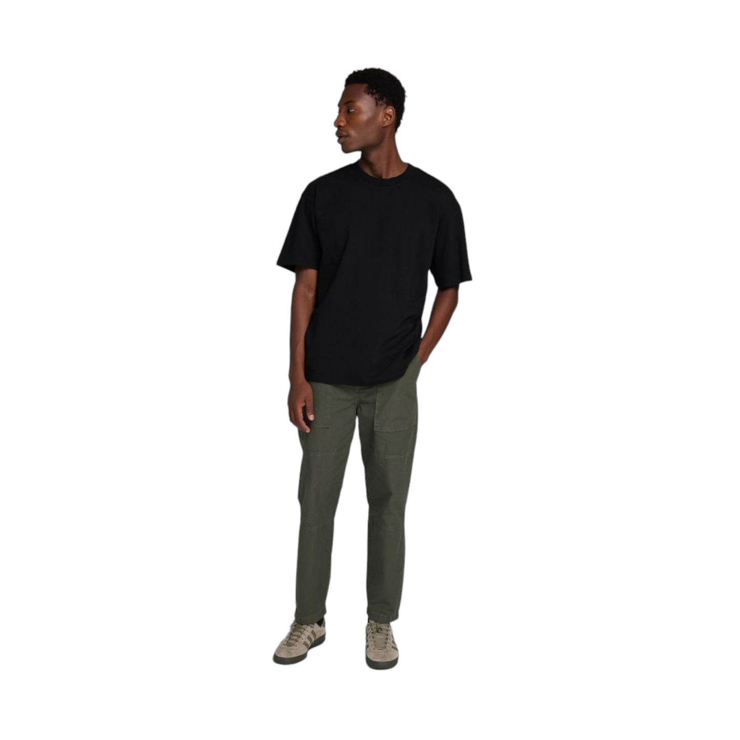 T-shirt Uomo Edwin Oversize Basic T-Shirt - Nero - T-Shirt di Edwin | Francis Concept