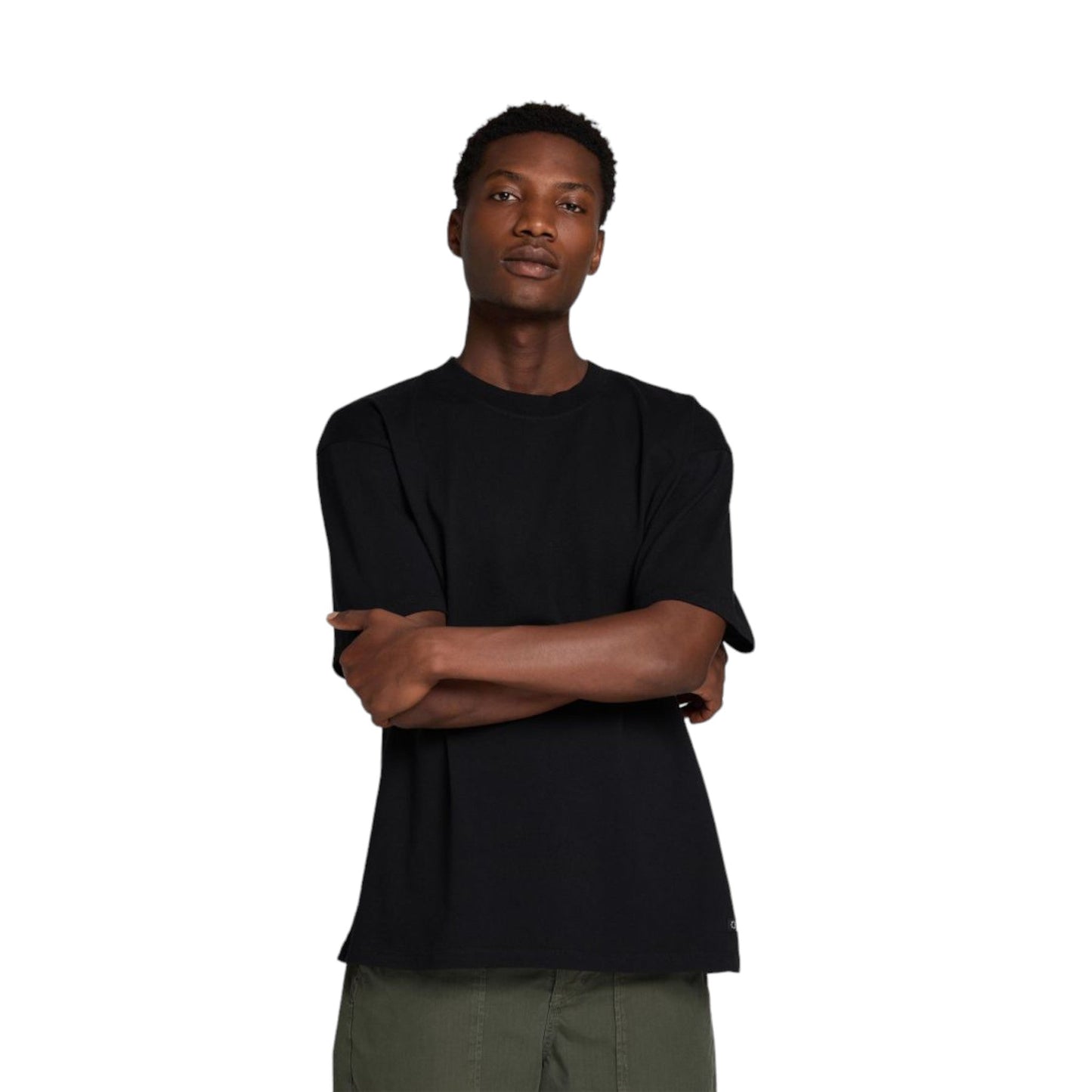 T-shirt Uomo Edwin Oversize Basic T-Shirt - Nero - T-Shirt di Edwin | Francis Concept