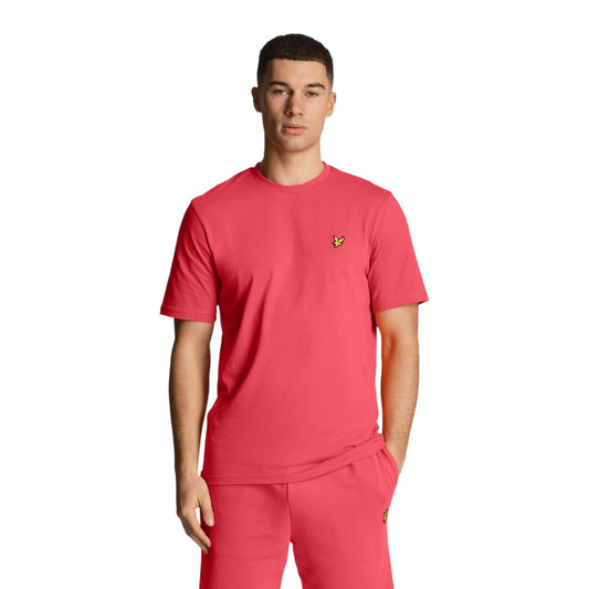 T-Shirt Uomo Lyle & Scott Plain - Rosa - T-Shirt di Lyle and Scott | Francis Concept