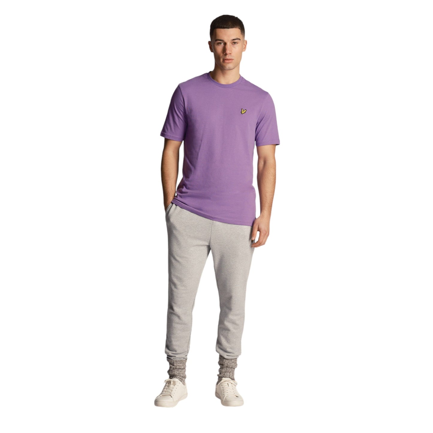 T-Shirt Uomo Lyle & Scott Plain - Viola - T-Shirt di Lyle and Scott | Francis Concept