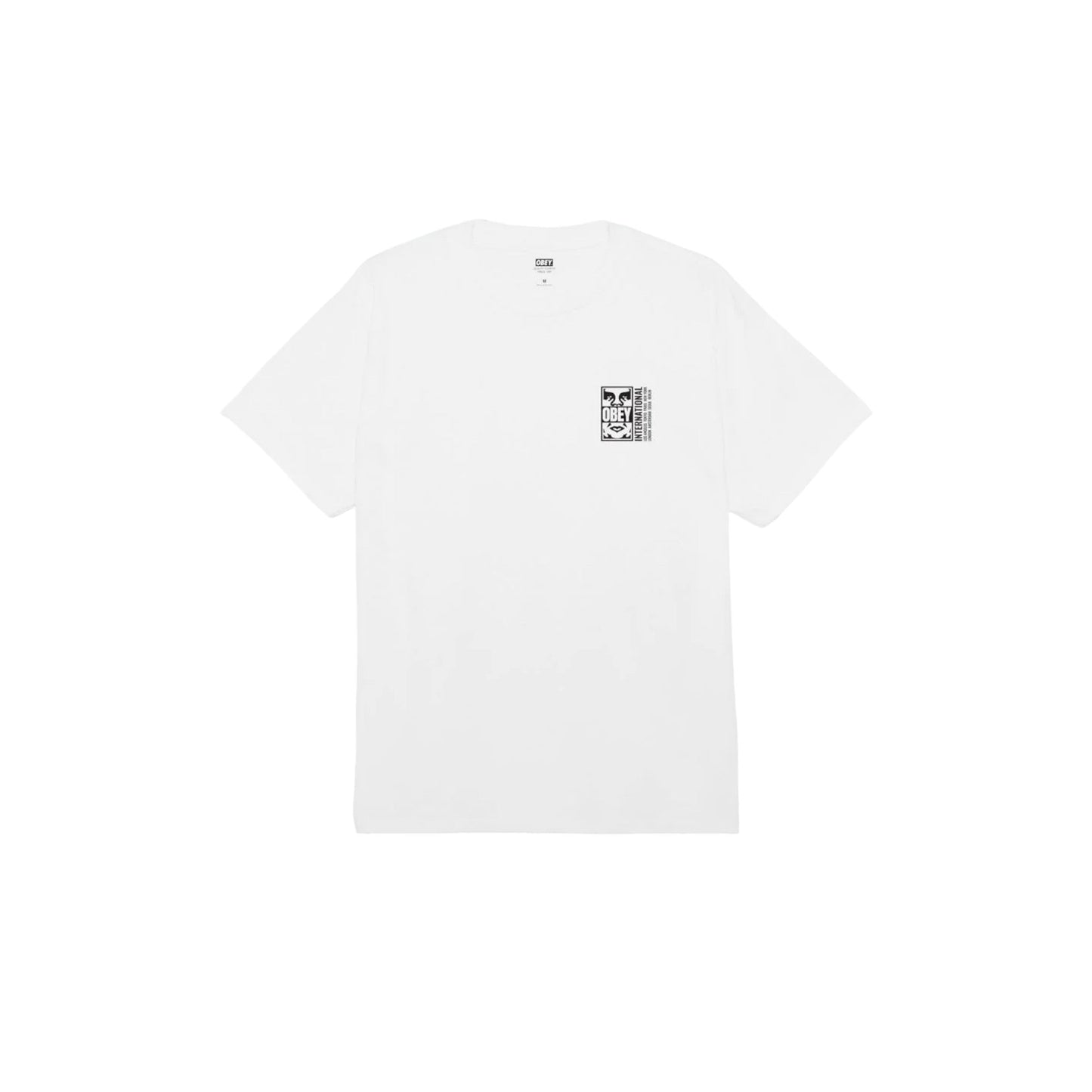 T-shirt Uomo Obey Icon Split Classic Tee - Bianco - T-Shirt di Obey | Francis Concept