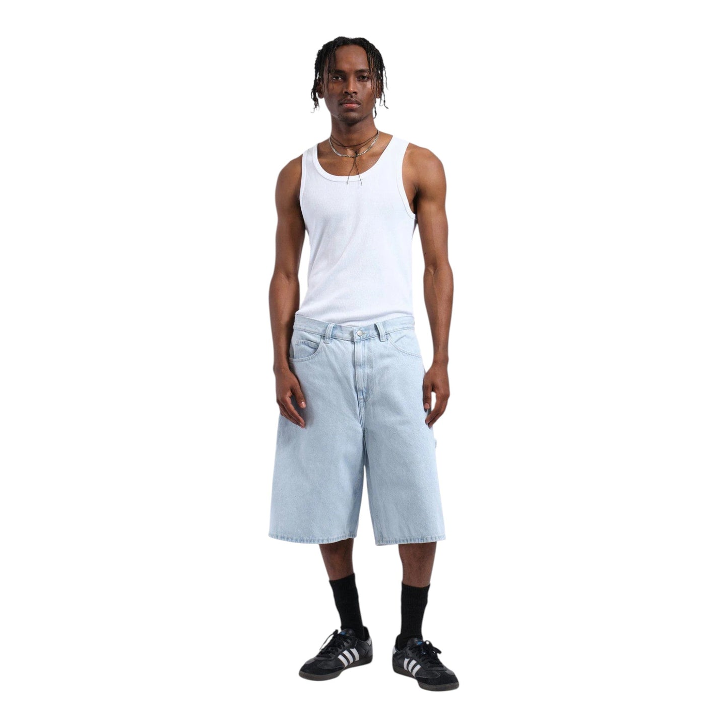 Vali Worker Shorts Dr Denim - Stream Super Light Retro Contrast - Bermuda di Dr.Denim | Francis Concept