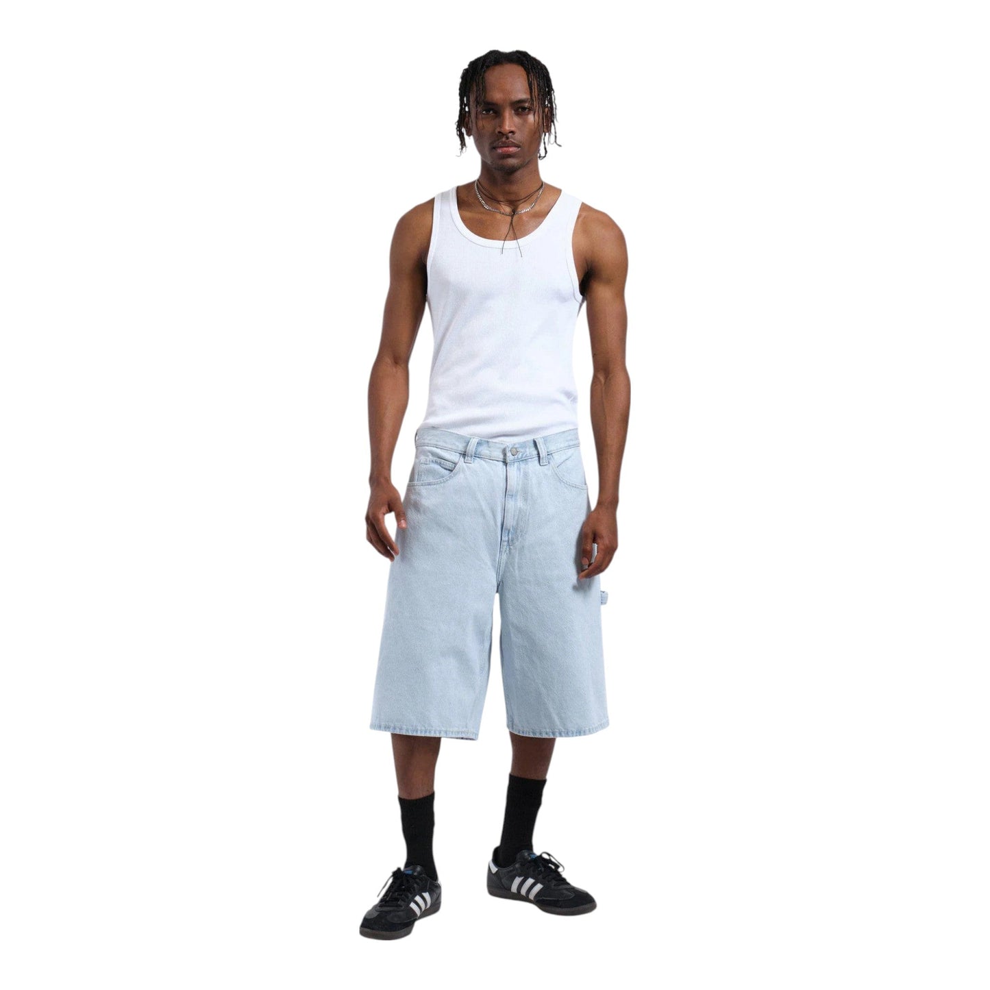 Vali Worker Shorts Dr Denim - Stream Super Light Retro Contrast - Bermuda di Dr.Denim | Francis Concept