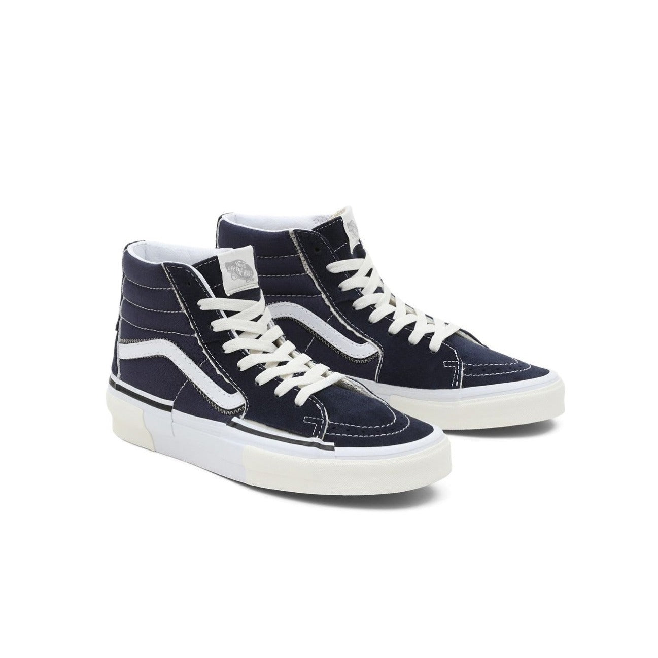 Vans Sk8 - Hi Reconstruct - Navy / White - Scarpe di Vans | Francis Concept