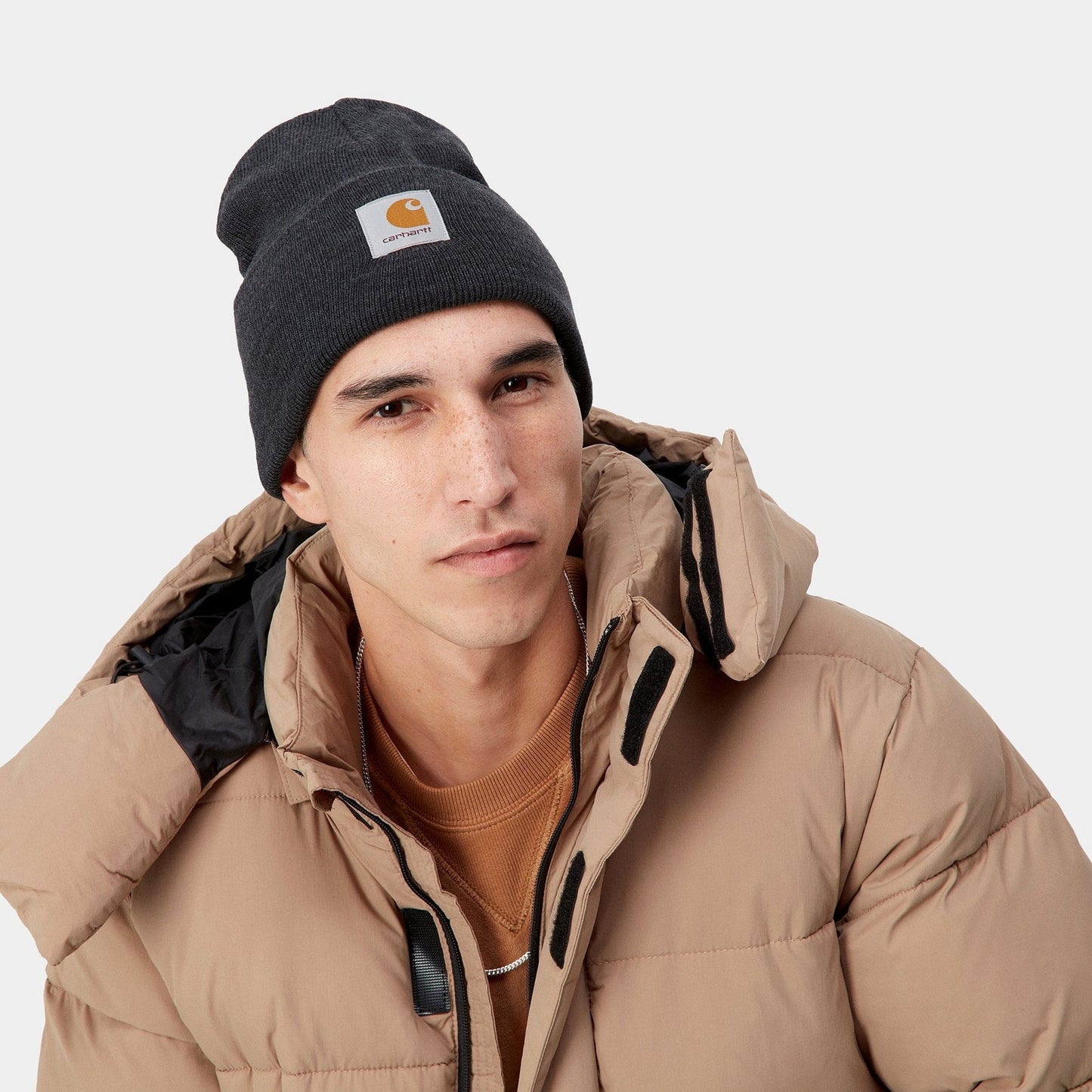 Carhartt Wip Acrylic Watch Hat - Black Heather - Cappelli di Carhartt Wip | Francis Concept