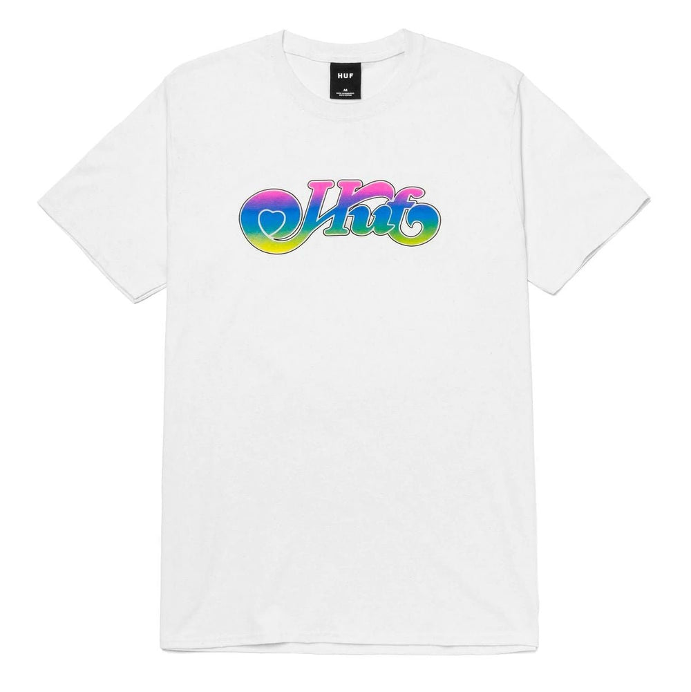 Huf Wild Word T-shirt bianca da uomo - T-Shirt di HUF | Francis Concept