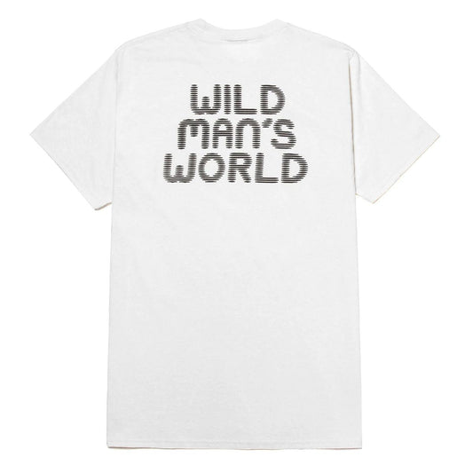 Huf Wild Word T-shirt bianca da uomo - T-Shirt di HUF | Francis Concept