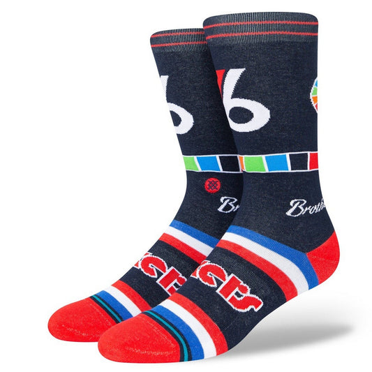 Stance Sixers CE 2022 Calzini blu unisex - Calzini Lunghi di Stance | Francis Concept