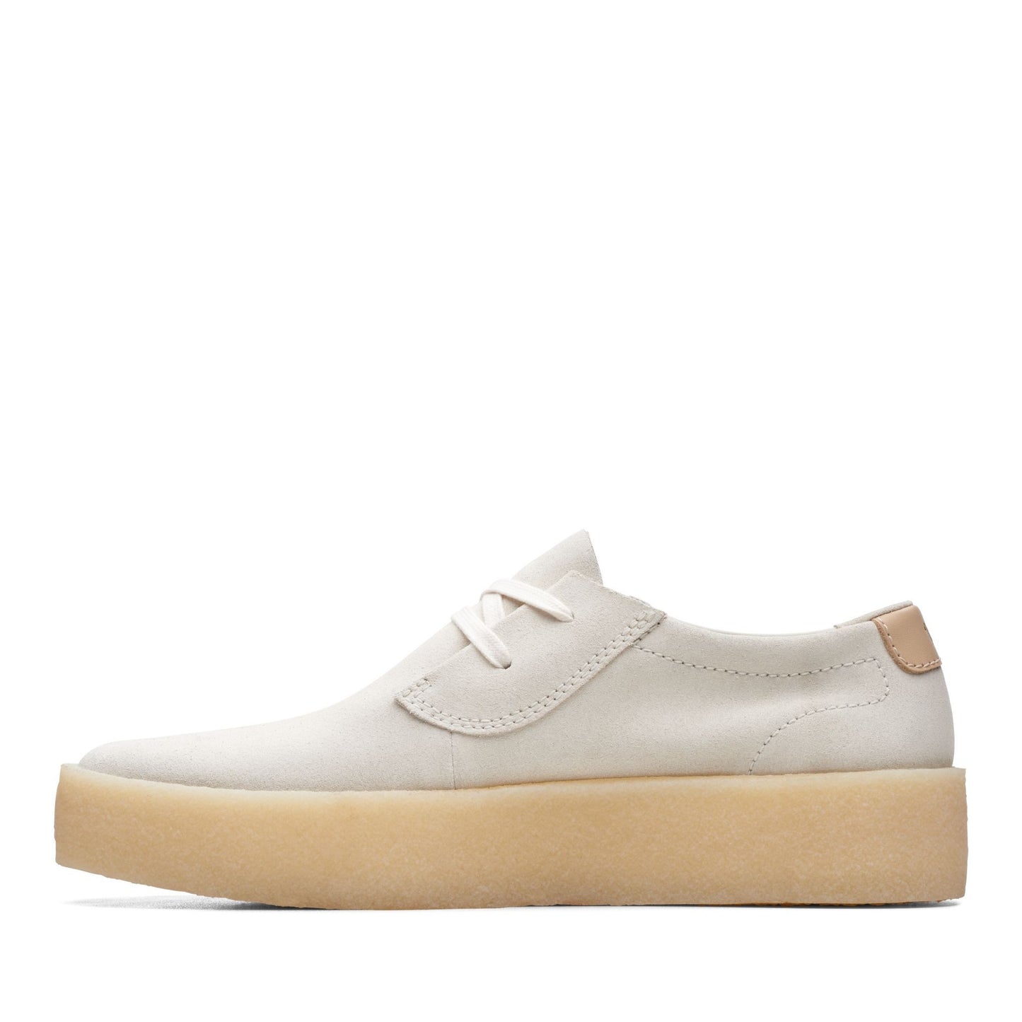 Clarks Ashcott Cup - Off White Suede