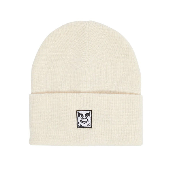 Obey Icon Patch Cuff Beanie - Unbleached Francis Concept