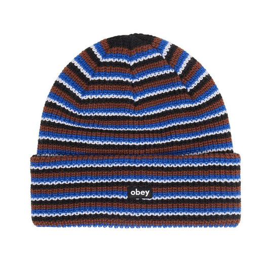 Obey Loose Groove Beanie - Black Multi Francis Concept