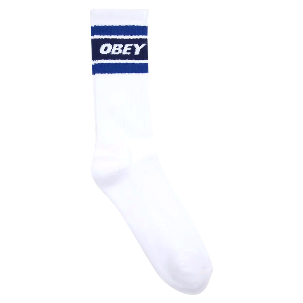 Calze Obey Cooper 2 Socks - White / Blue