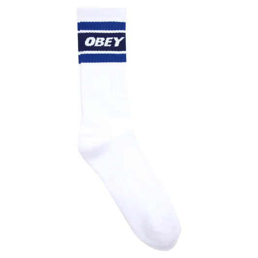 Calze Obey Cooper 2 Socks - White / Blue
