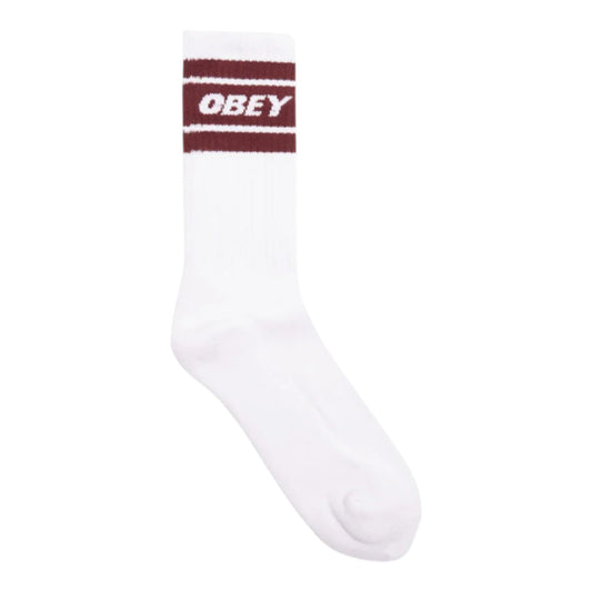 Calze Obey Cooper II Socks - White/Zinfandel Francis Concept