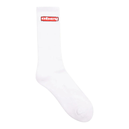 Calze Obey Oval Socks - White Francis Concept