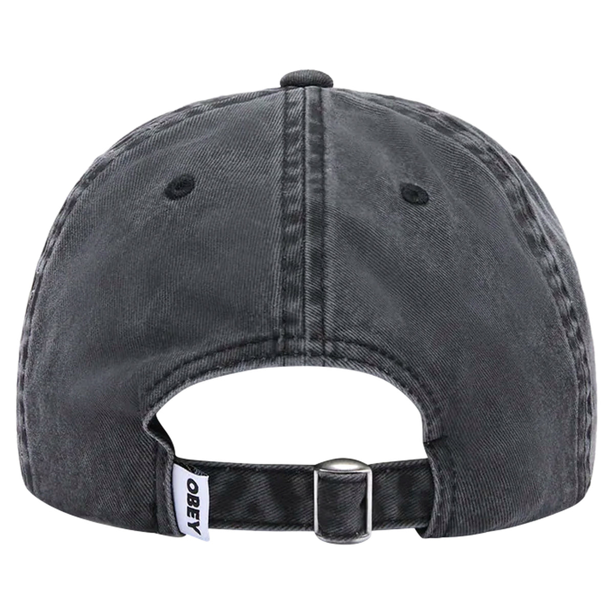 Cappello Obey Pigment Outline Delta 6 Panel Strapback - Pigment Black