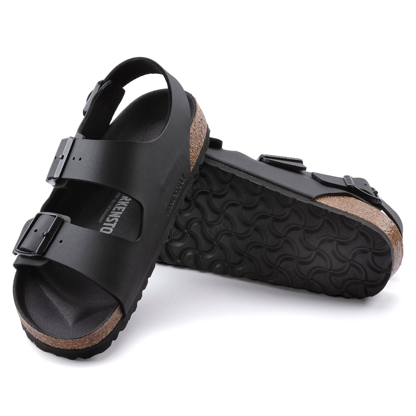 Sandali Unisex Birkenstock Milano - Triple Black Francis Concept