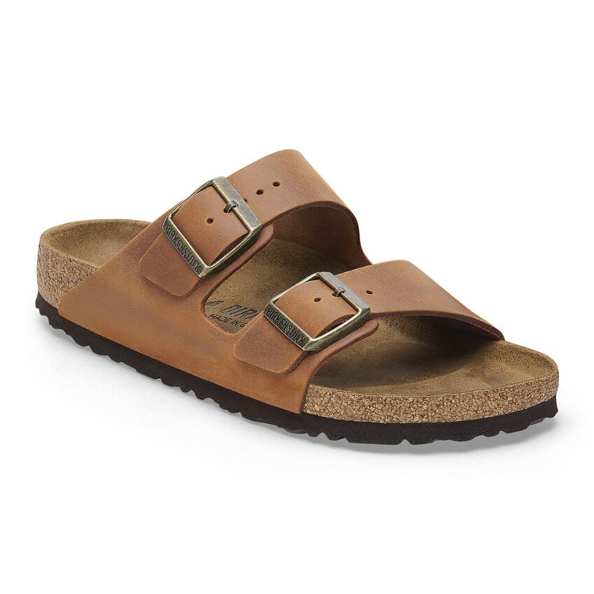 Sandali Unisex Birkenstock Arizona - Cognac Francis Concept