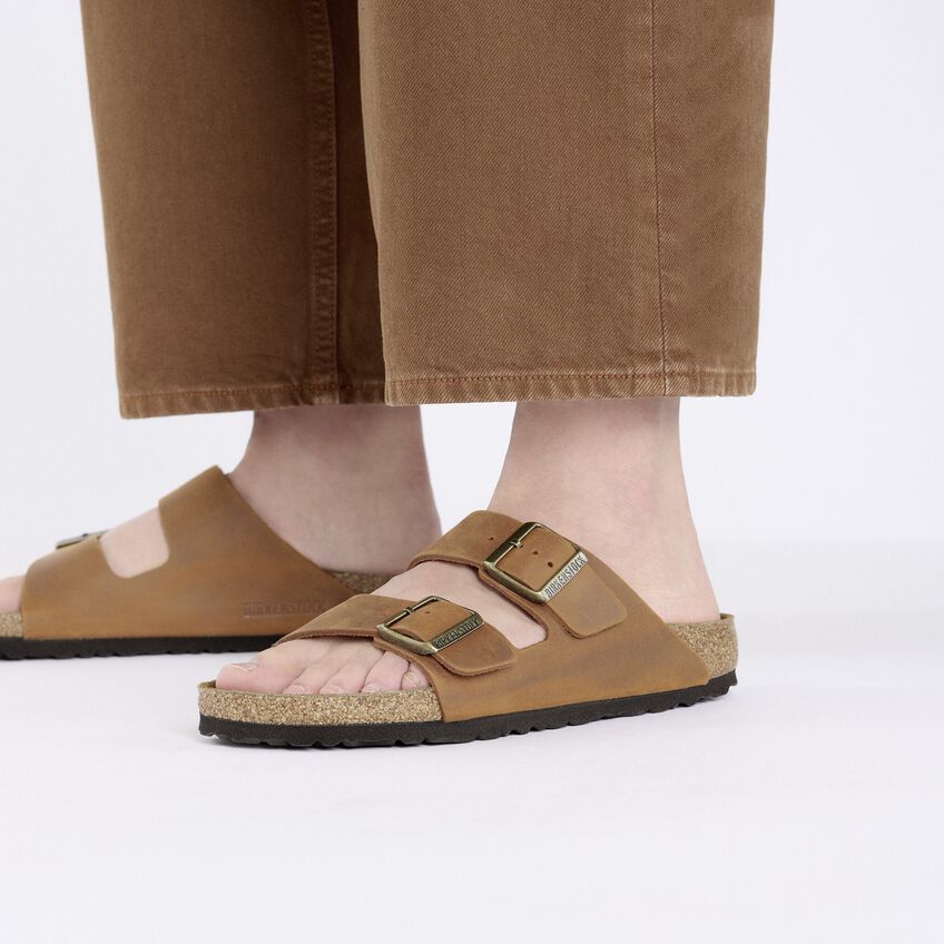 Sandali Unisex Birkenstock Arizona - Cognac Francis Concept