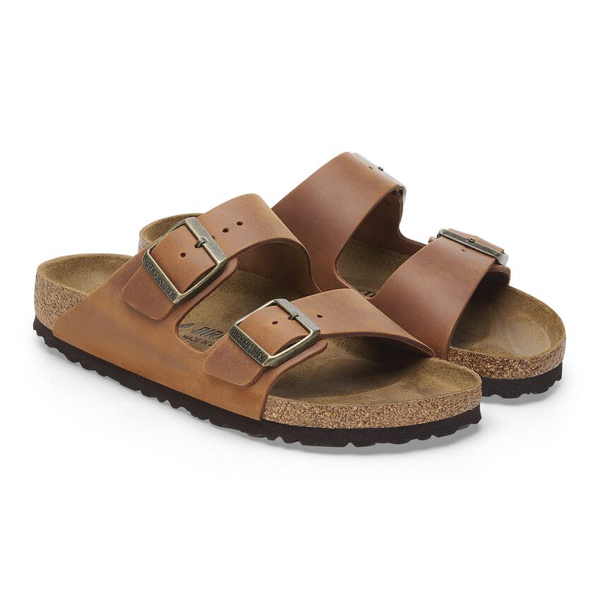 Sandali Unisex Birkenstock Arizona - Cognac Francis Concept