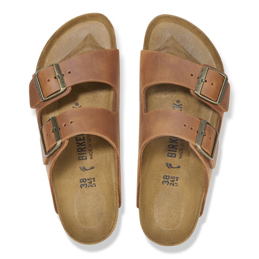 Sandali Unisex Birkenstock Arizona - Cognac Francis Concept