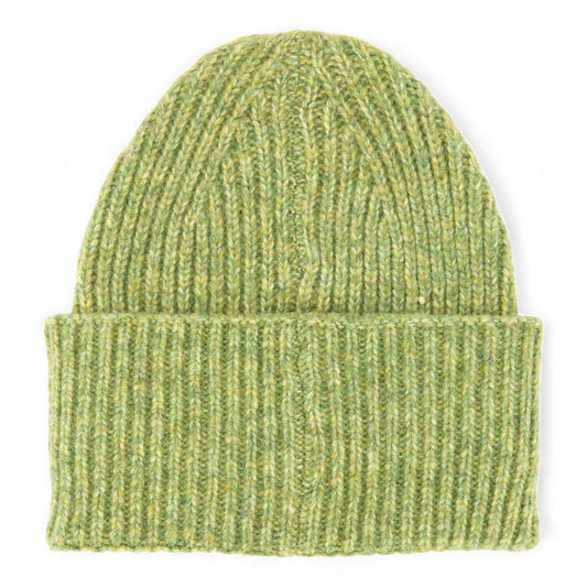 Berretto Beanie Amish Supplies Wool Blend Melange - Green Francis Concept