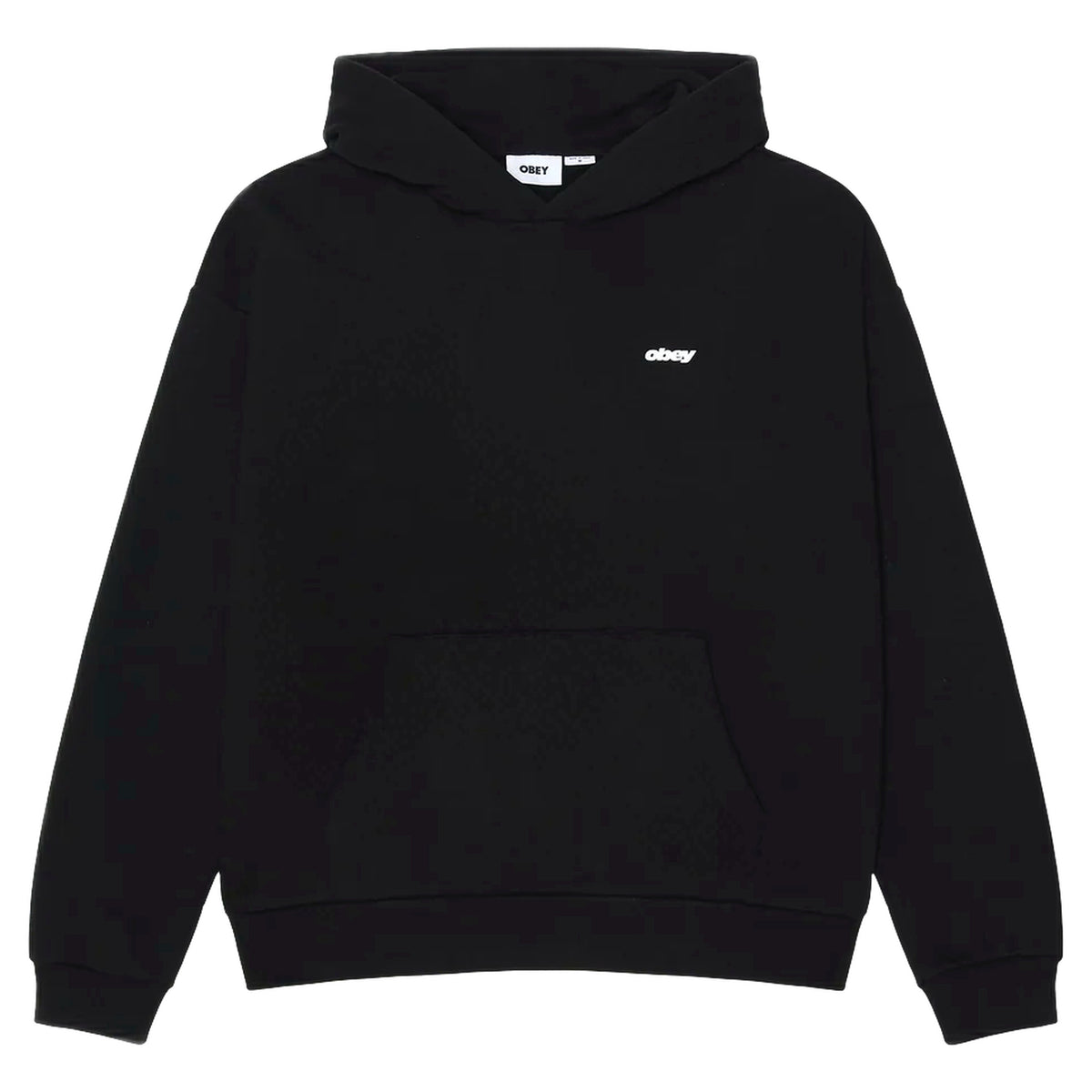 Felpa Obey Intercontinental Extra Heavy Hood Fleece - Black
