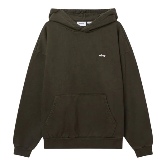 Felpa Obey Lower Pigment Hood Fleece - Rosin Francis Concept