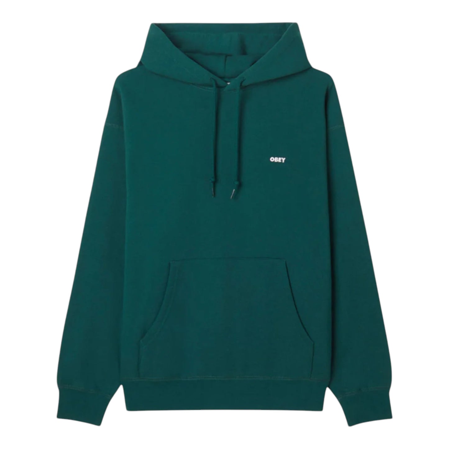 Felpa Obey Established Works Bold Hood Fleece - Rain Forest Francis Concept