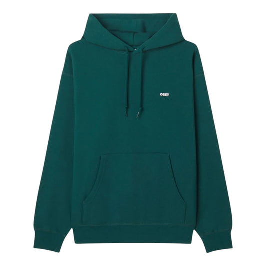 Felpa Obey Established Works Bold Hood Fleece - Rain Forest Francis Concept