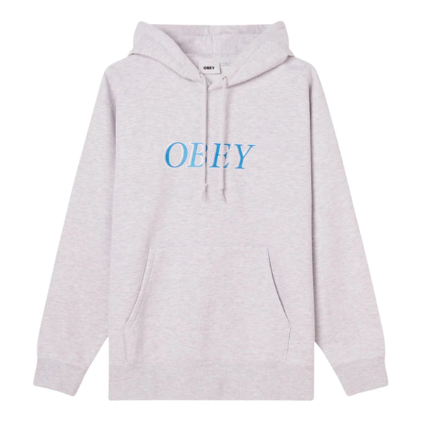 Felpa Uomo Obey Rhythm Hood Fleece - Ash Grey Francis Concept