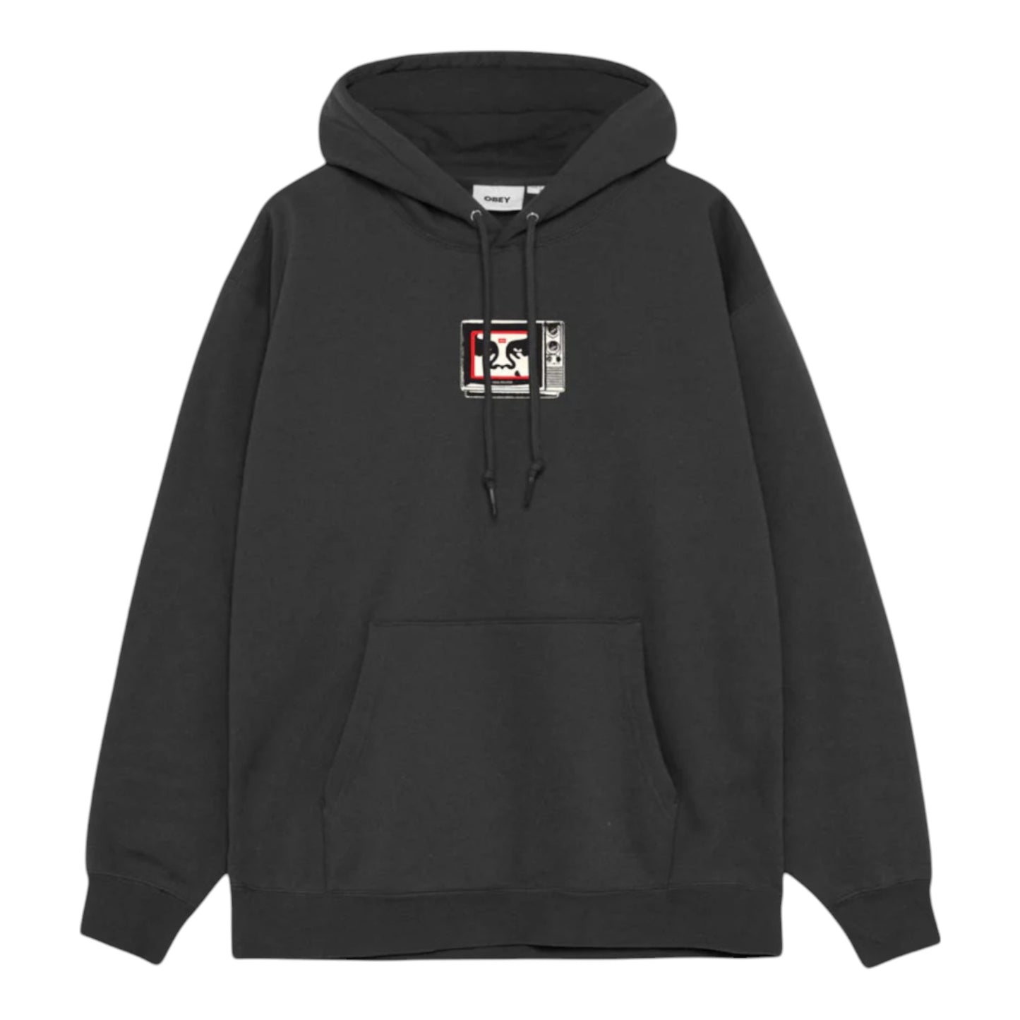 Felpa Uomo Obey TV Premium Pullover Fleece - Black Francis Concept