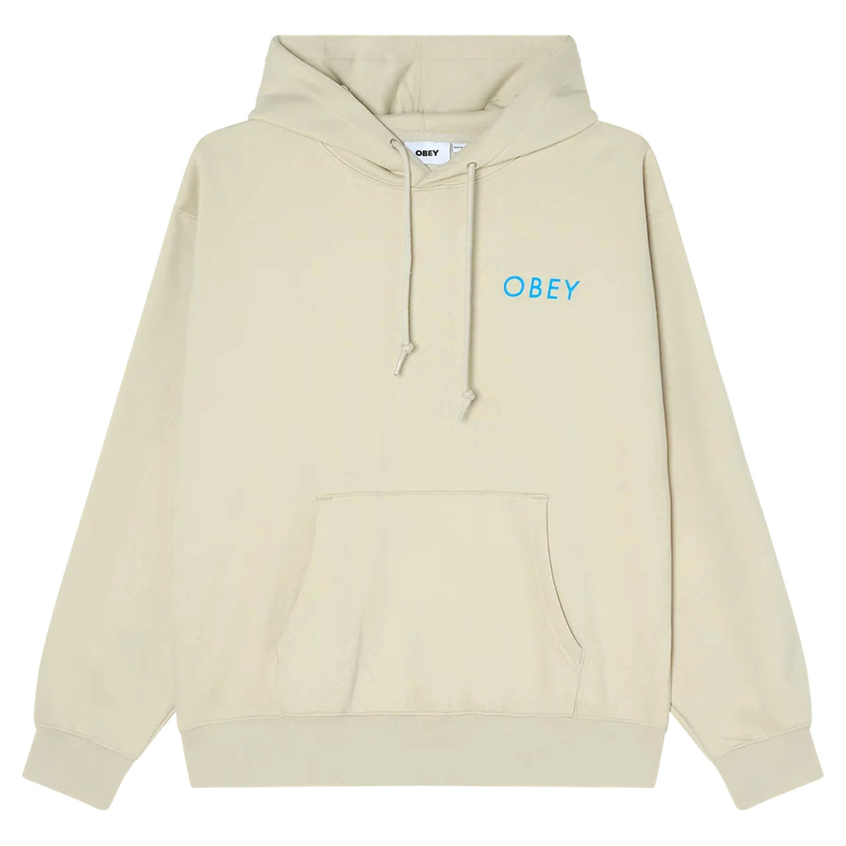 Felpa Obey Peace Brick Hood Fleece - Moonstruck
