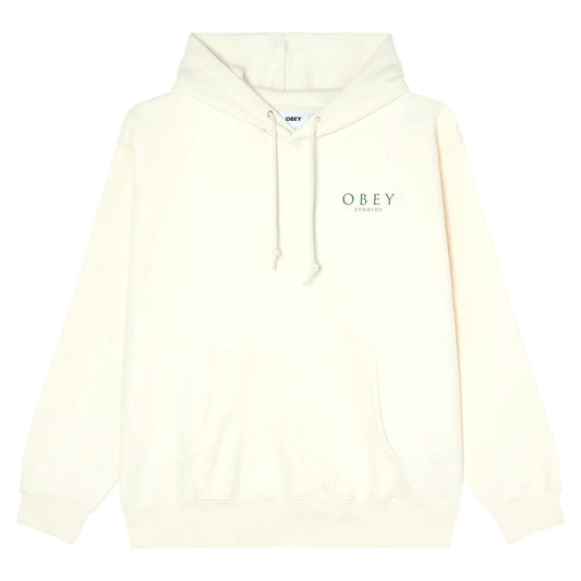 Obey Flores Robus Hood Fleece - Unbleached