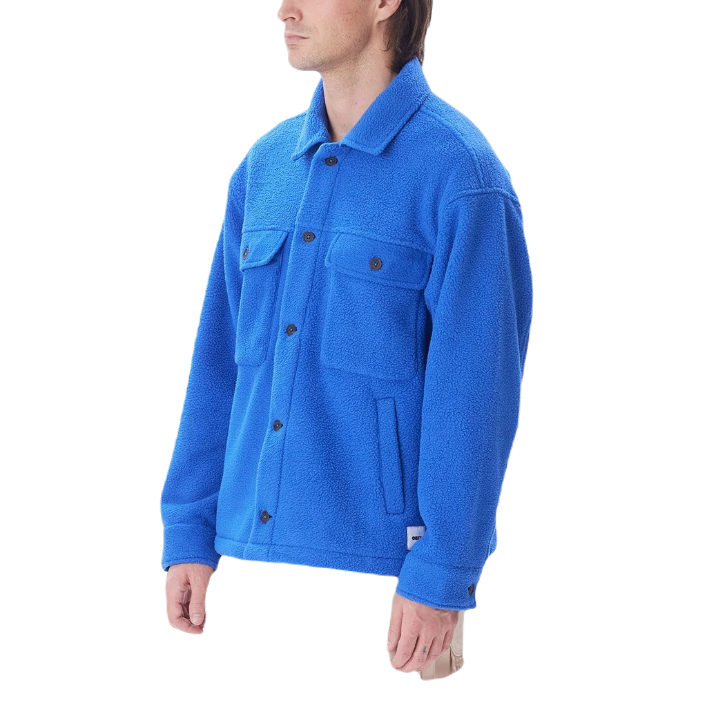 Obey Thompson Shirt Jacket - Surf Blue