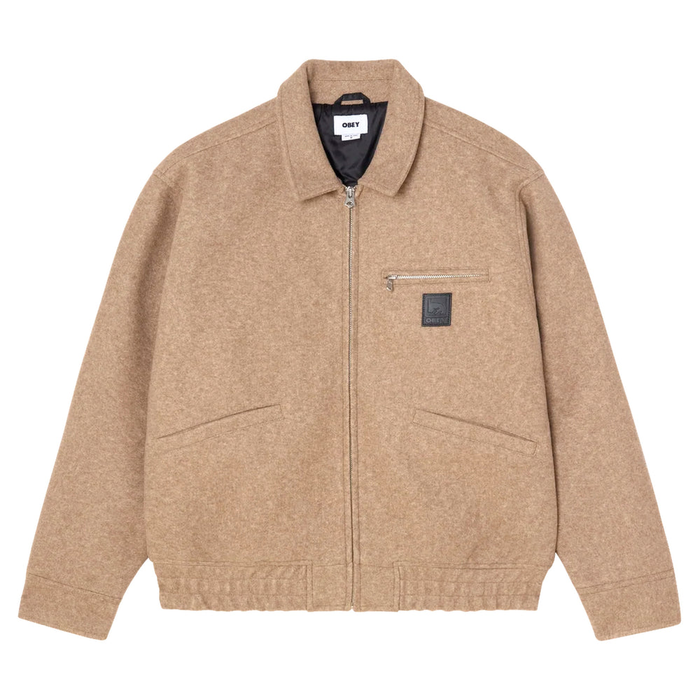 Giacca Obey Ledger Blouson Jacket - Latte