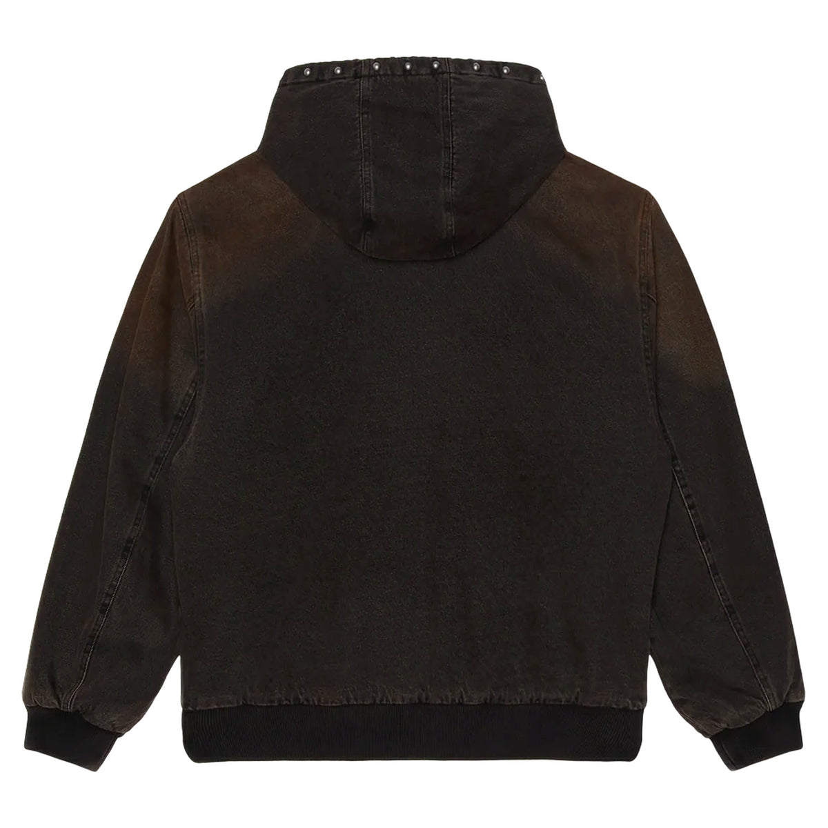 Giacca Obey Studded Zip Up Jacket - Black Rust Wash