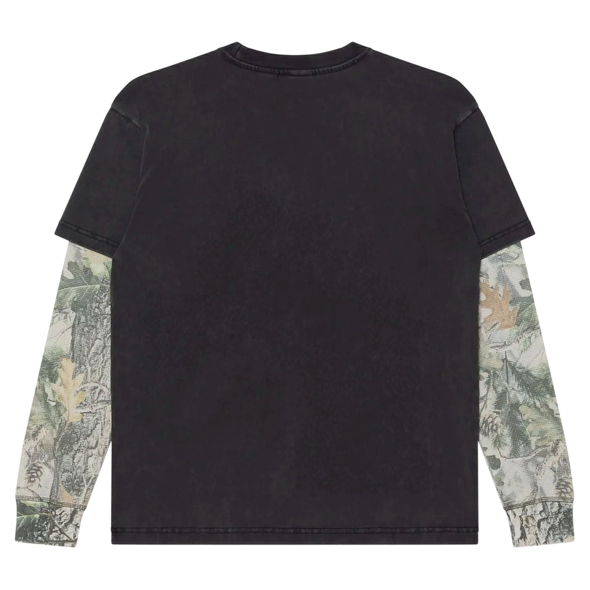 Long Sleeve Obey Post 2Fer - Dusty Black Limo Multi