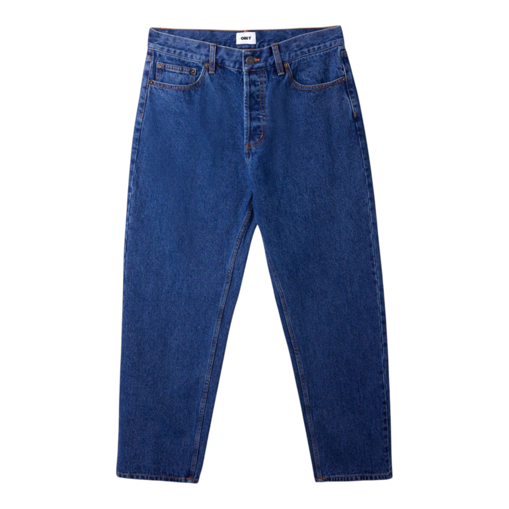 Jeans Obey Hardwork Denim - Stonewash Indigo Francis Concept