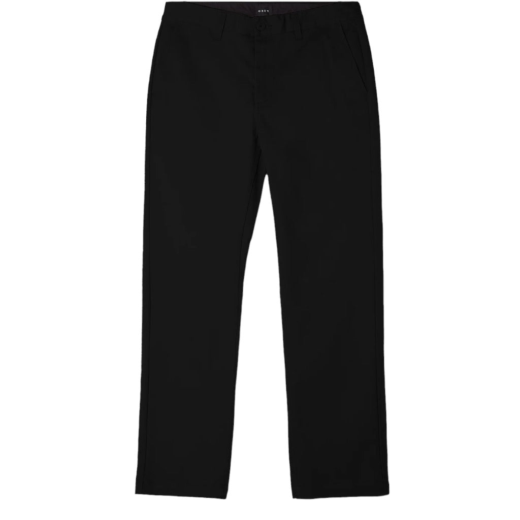 Obey Straggler Flooded Pants - Black Francis Concept