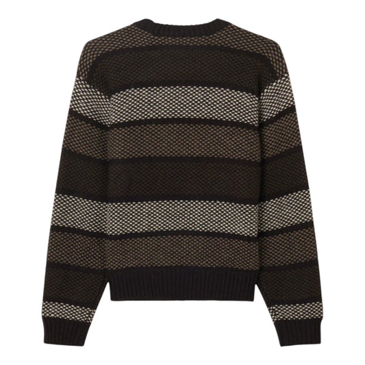 Maglione Obey Benjamin Crewneck Sweater - Black Multi Francis Concept