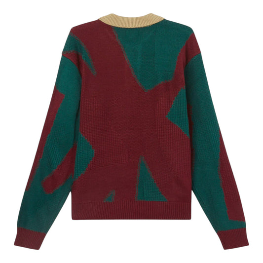 Maglione Obey Luca Polo Sweater - Ponderosa Pine Multi Francis Concept