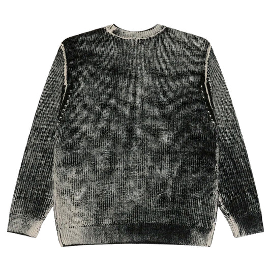 Maglione Obey Spray Effect Sweater - Dark Black Multi