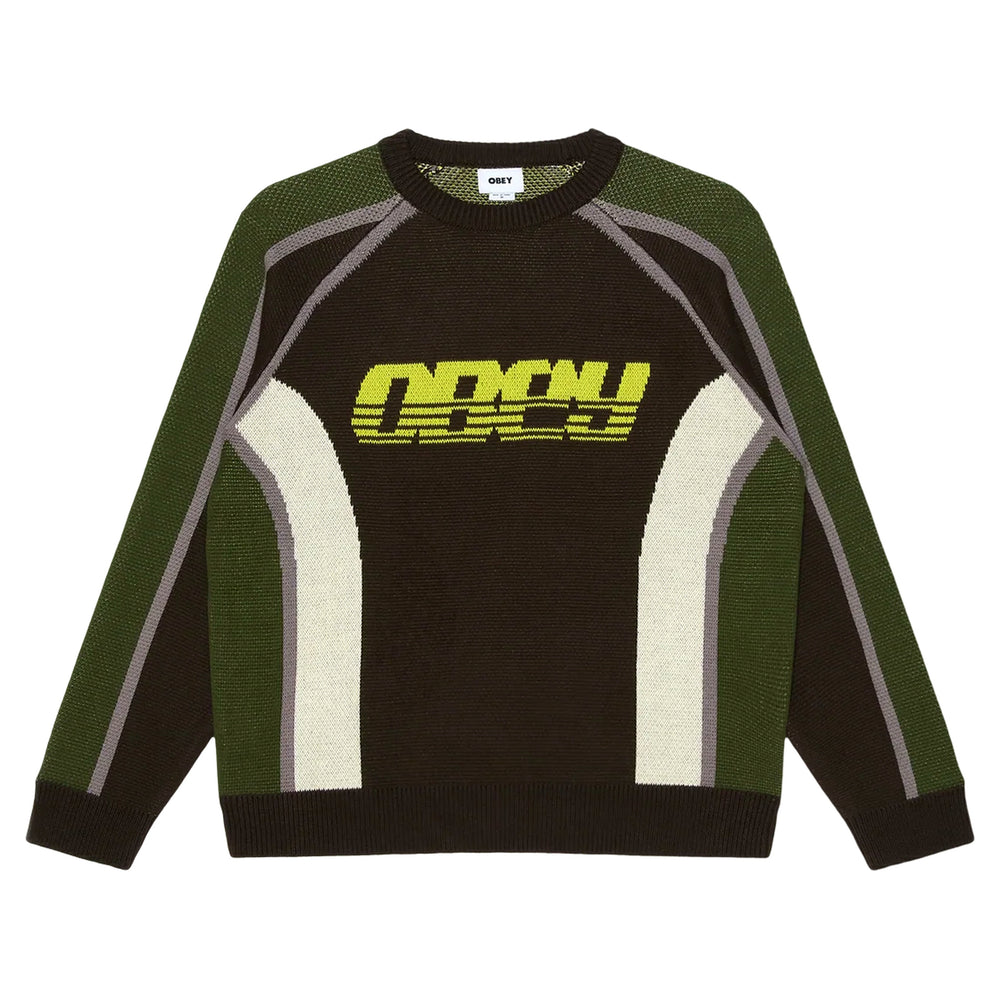 Maglione Obey Estadio Sweater - Brown Multi