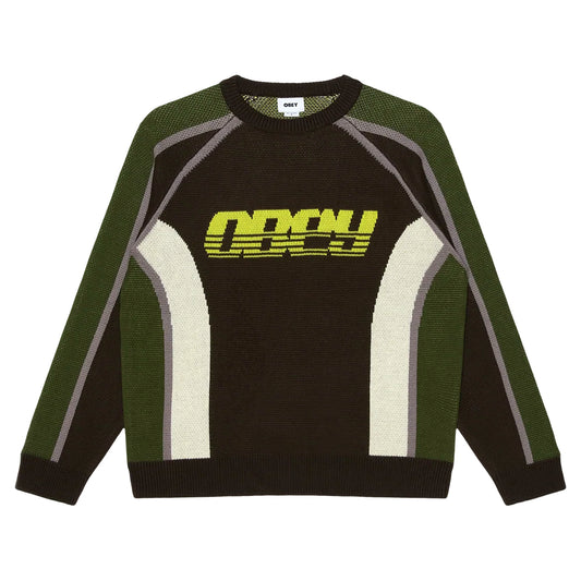Maglione Obey Estadio Sweater - Brown Multi