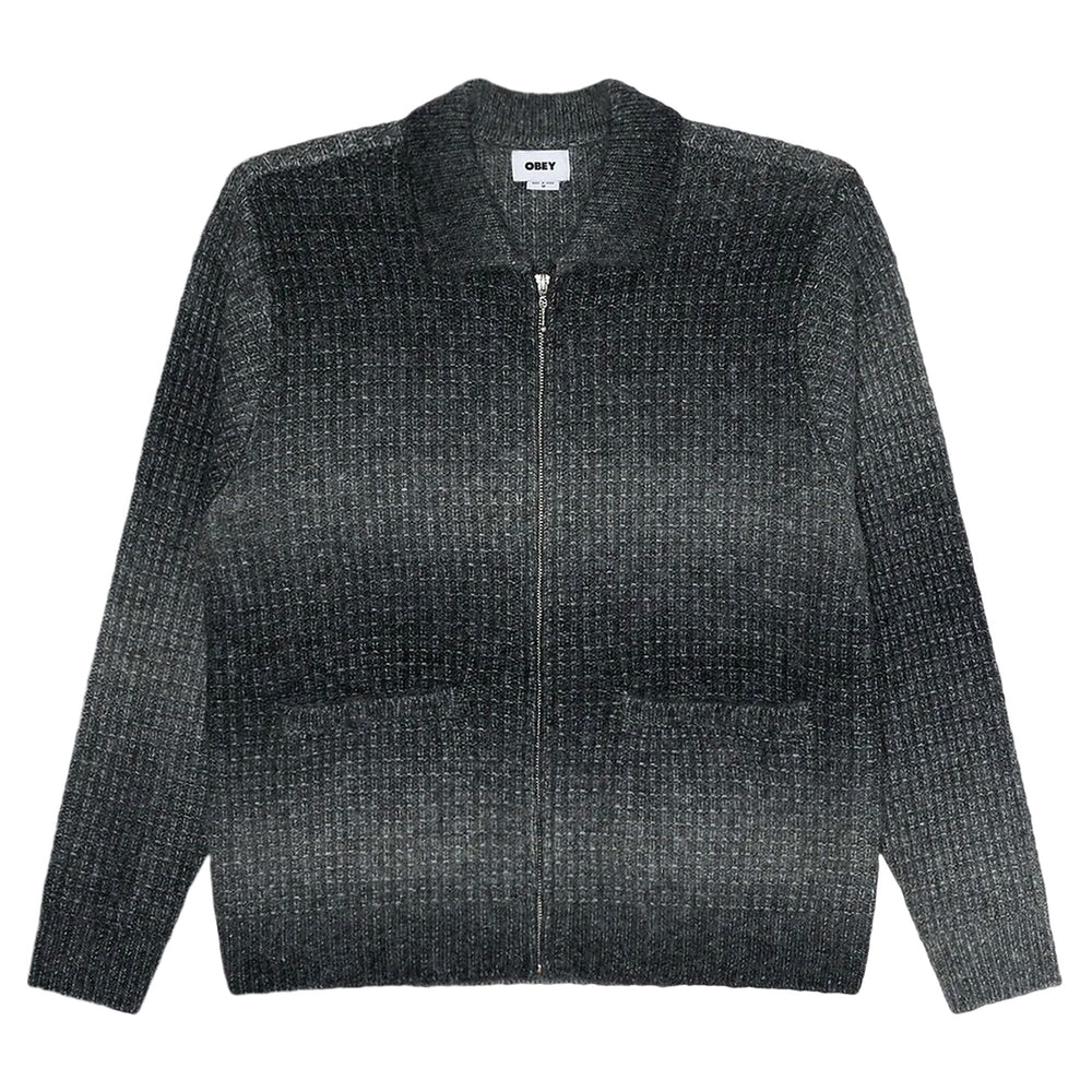 Cardigan Obey Anton Gradient Cardigan - Charcoal Multi